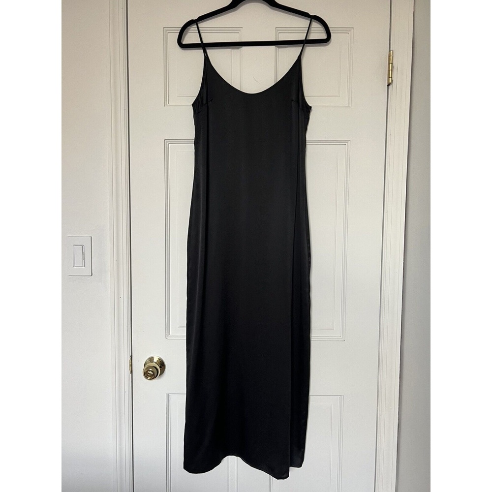La Perla Black Silk Long Slip Dress XS Retail $320 NEW WITH TAGS